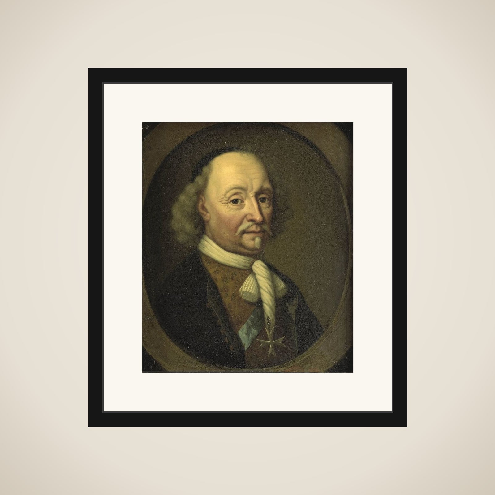 Portrait of Johan Maurits (1604-79), count of Nassau-Siegen and governor of Brazil framed