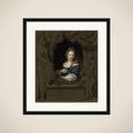 Portrait of Eva Visscher, Wife of Michiel van Musscher framed