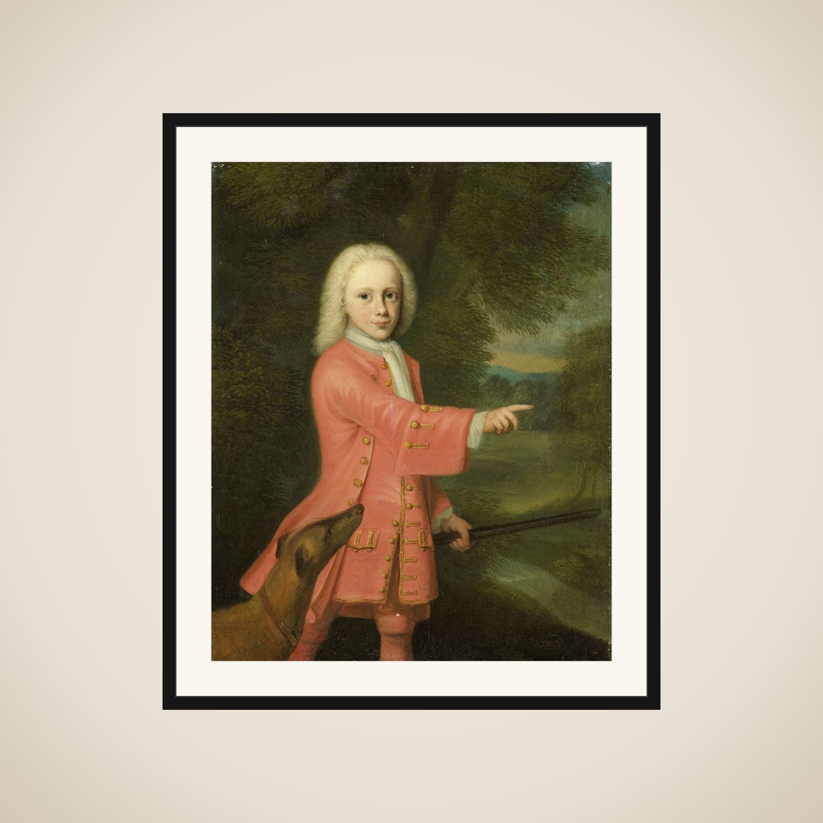 Portrait of a Boy framed