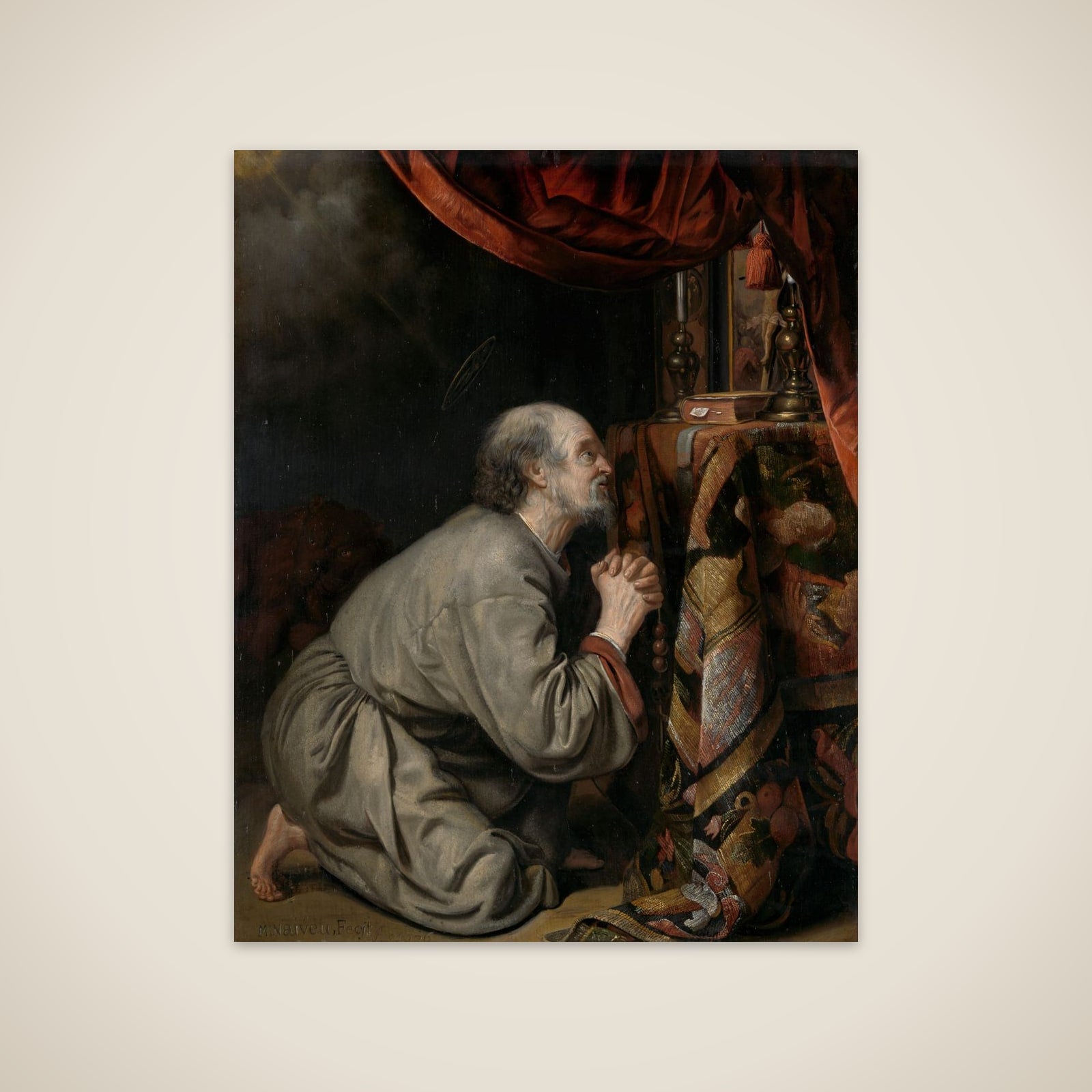 St. Jerome unframed print