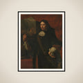 Portrait of Cornelis Jacobsz de Boer, Captain in the Navy framed
