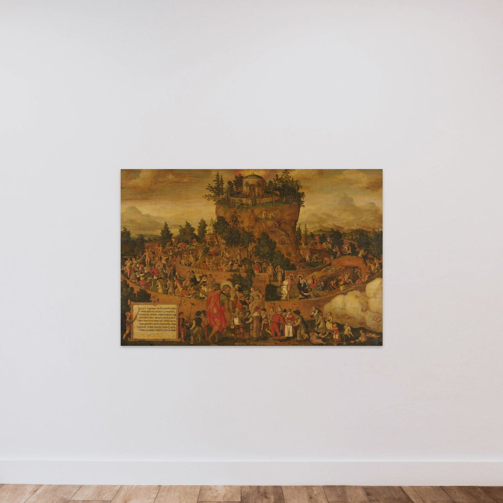 Tabula Cebetis (The Tabula of Cebes or The Journey of Human Life) unframed — shown to scale