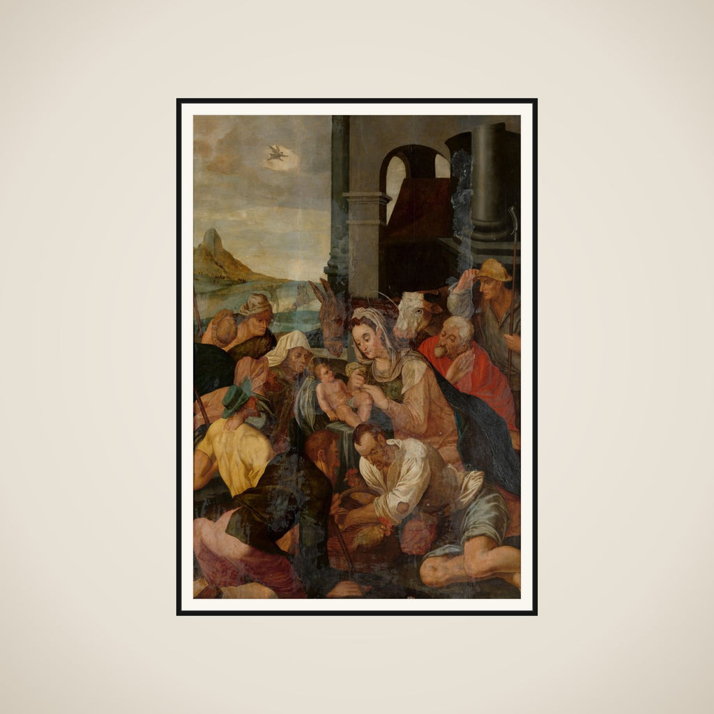 Adoration of the Shepherds framed