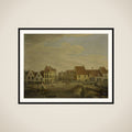 Dutch Troops passing through the Fortress of Dendermonde framed