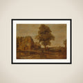 Landscape with an Inn framed