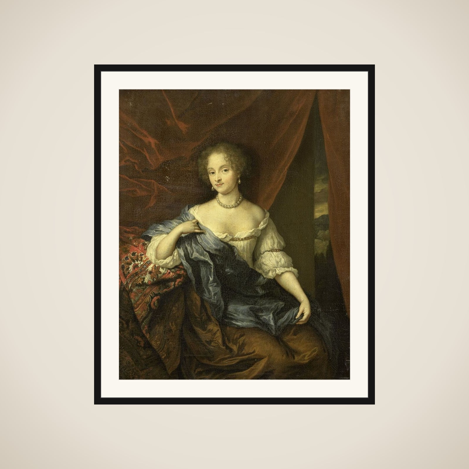Portrait of a woman, possibly a member of the van Citters family framed