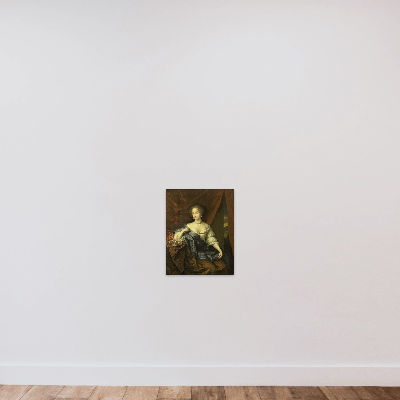 Portrait of a woman, possibly a member of the van Citters family unframed — shown to scale