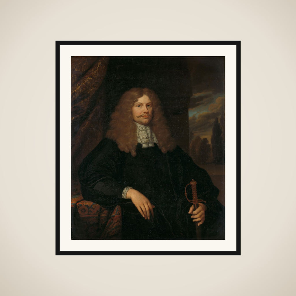 Portrait of Cornelis Backer (1633-81), councillor, alderman, and colonel of the Amsterdam militia framed