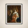 Portrait of Mary Stuart (1662-95), Wife of Prince William III framed
