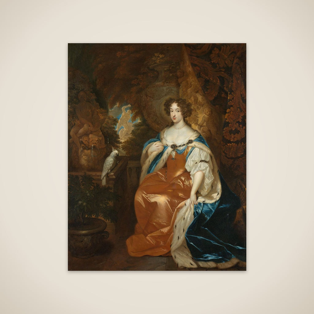 Portrait of Mary Stuart (1662-95), Wife of Prince William III unframed print