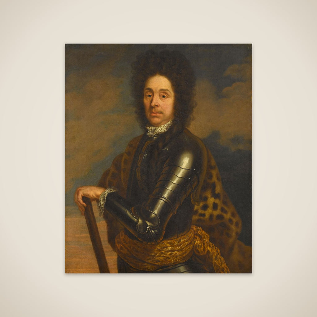 Portrait of Menno Baron van Coehoorn (1641-1704). General in the Artillery and Fortifications Engineer unframed print