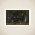 Family scene framed