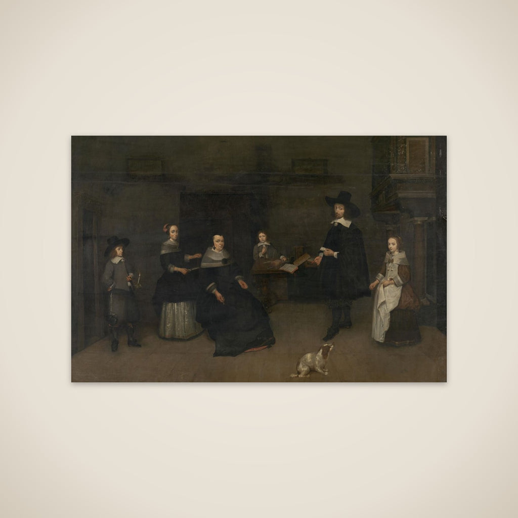 Family scene unframed print
