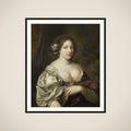 Portrait of Margaretha Godin (d. 1694), wife of the artist framed