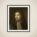 Portrait of Thedoor Netscher (1661-1728), the Artist's Oldest Son framed