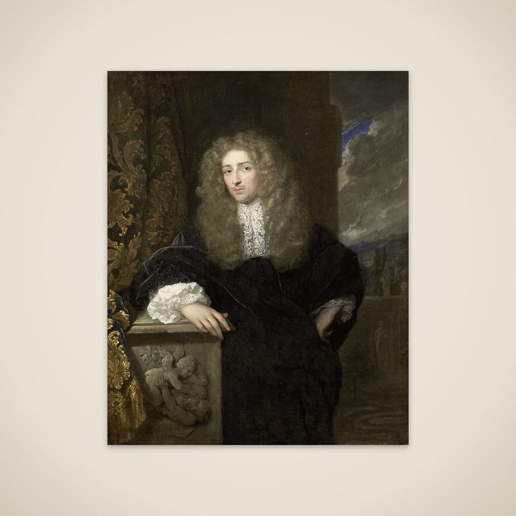 Portrait of a man, possibly a member of the van Citters family unframed print