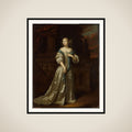 Portrait of Philippina Staunton, Wife of Roelof van Arkel (1632-1709), lord of Broeckhuijsen framed