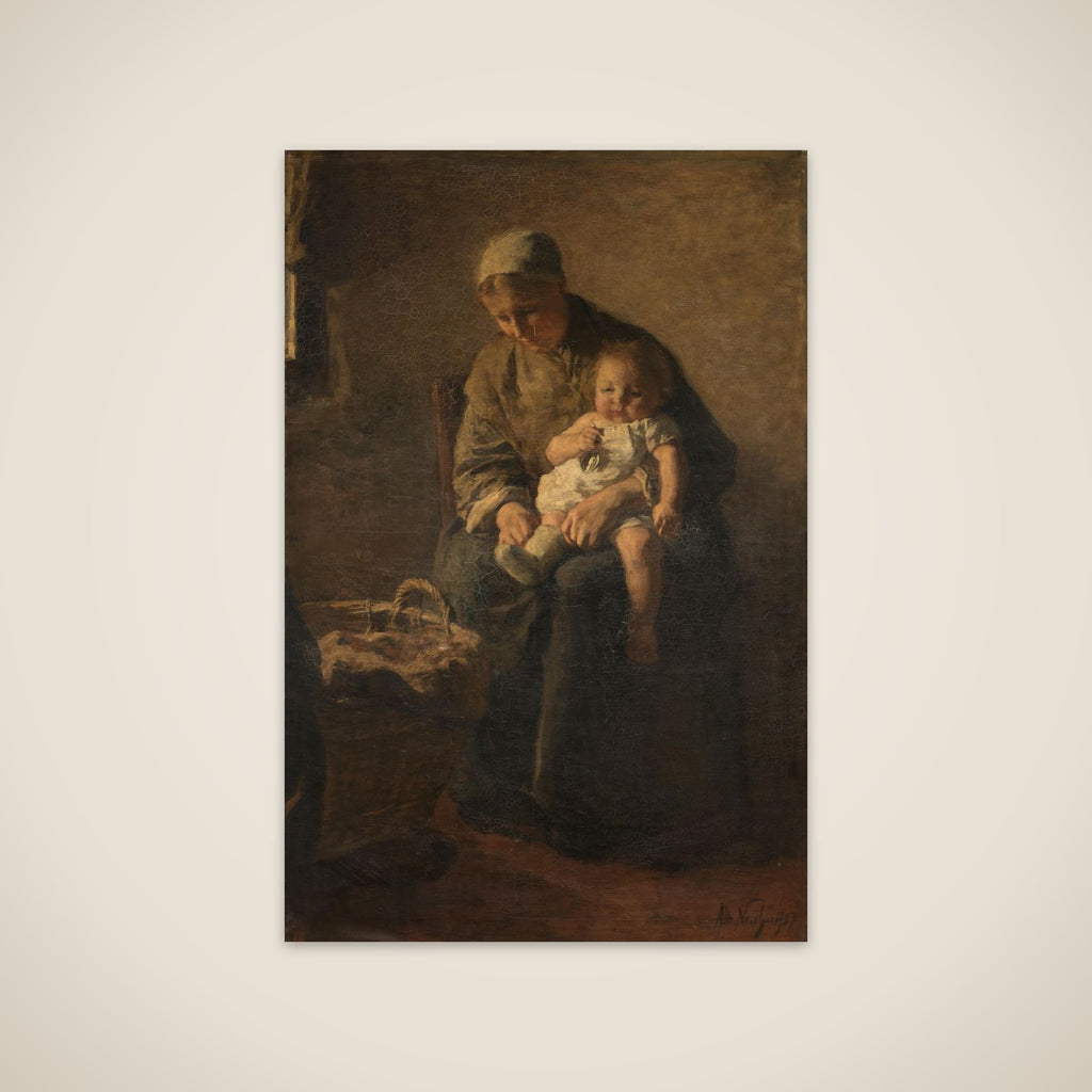A Mother with her Child unframed print