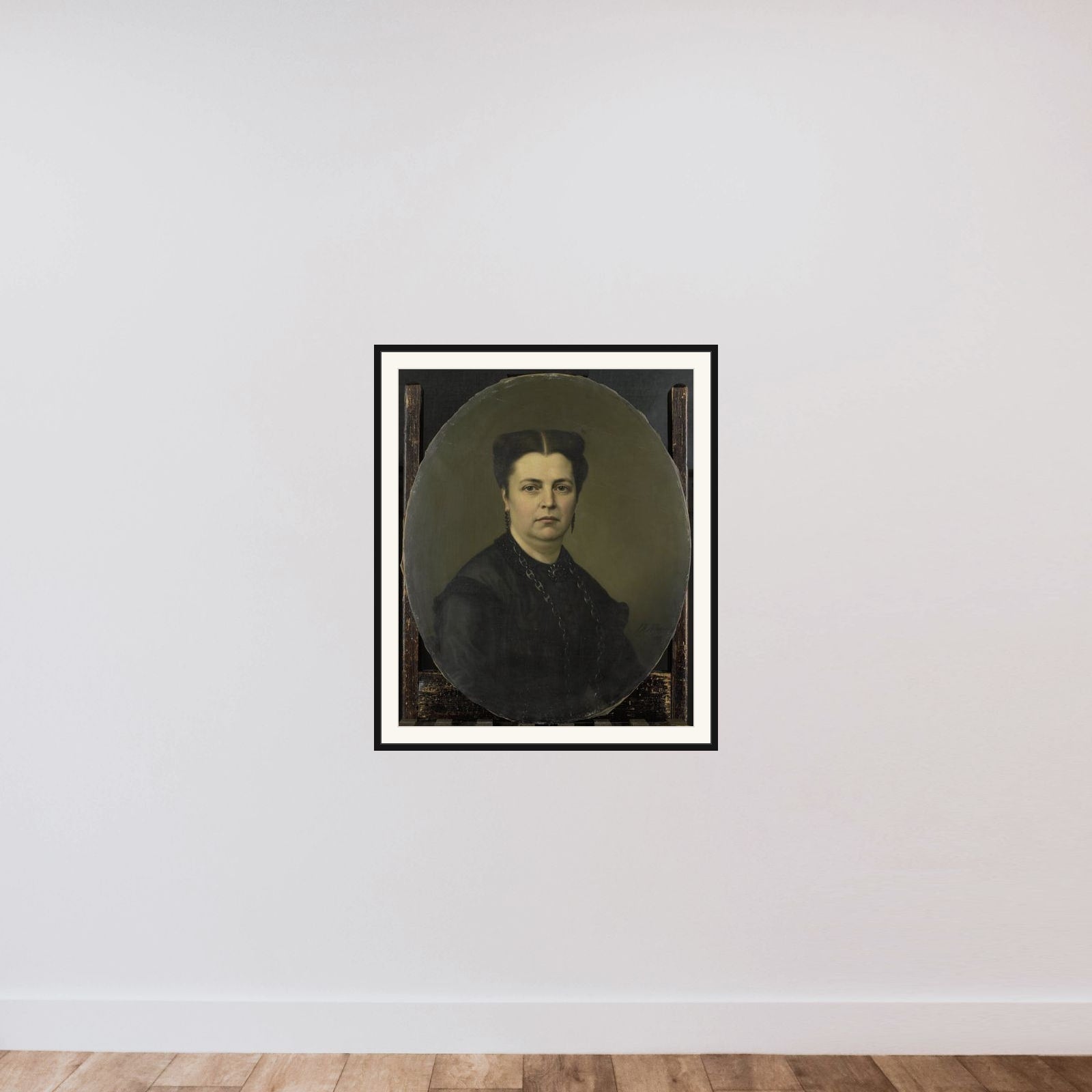 Jeanette Antoinette Pietermaat (1818-70). Echtgenote van Pieter Mijer framed — shown to scale