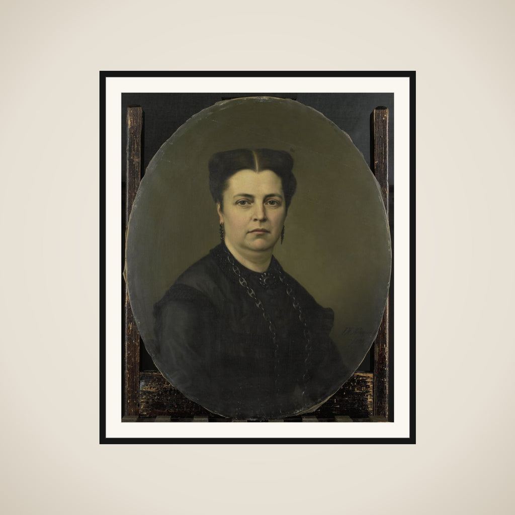 Jeanette Antoinette Pietermaat (1818-70). Echtgenote van Pieter Mijer framed