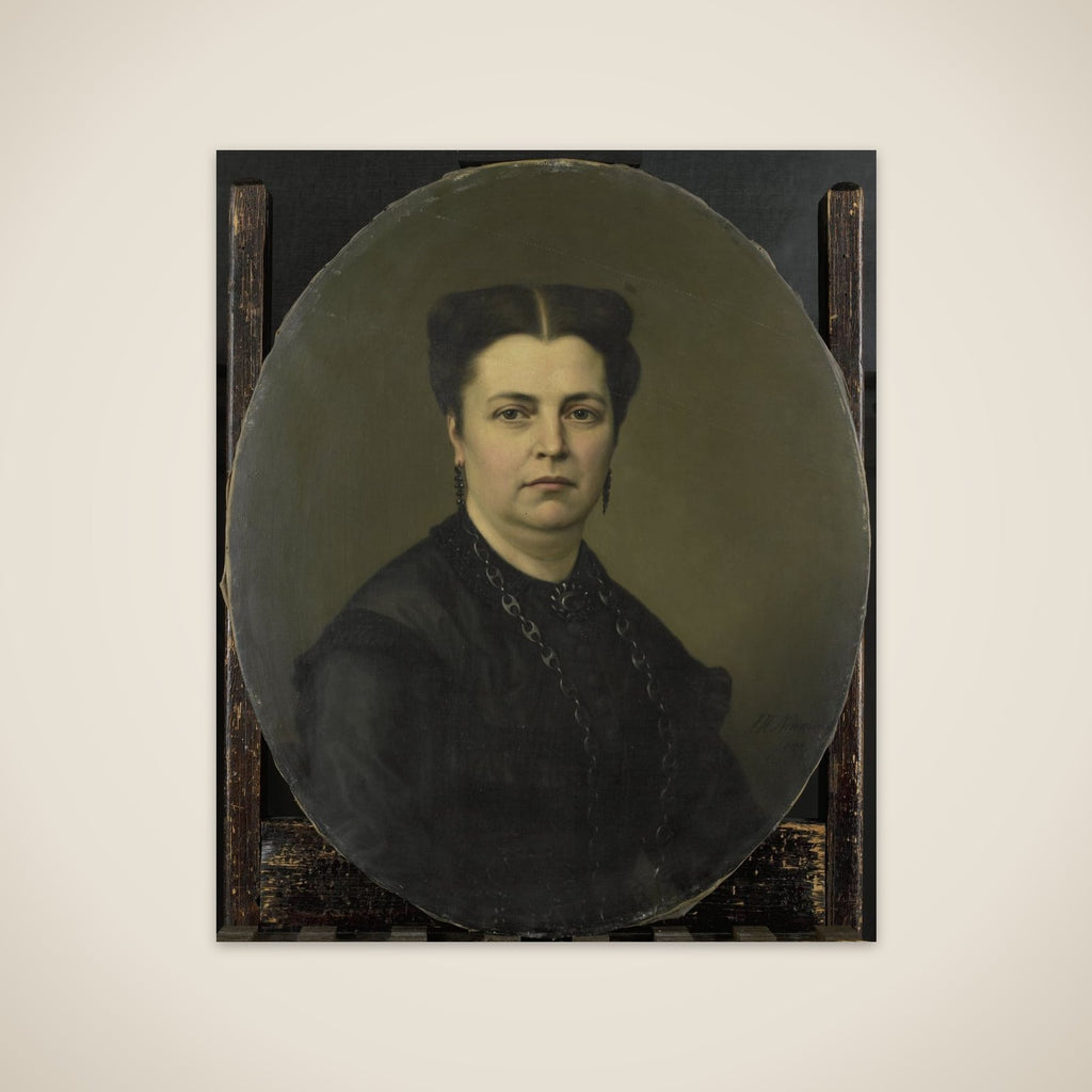 Jeanette Antoinette Pietermaat (1818-70). Echtgenote van Pieter Mijer unframed print
