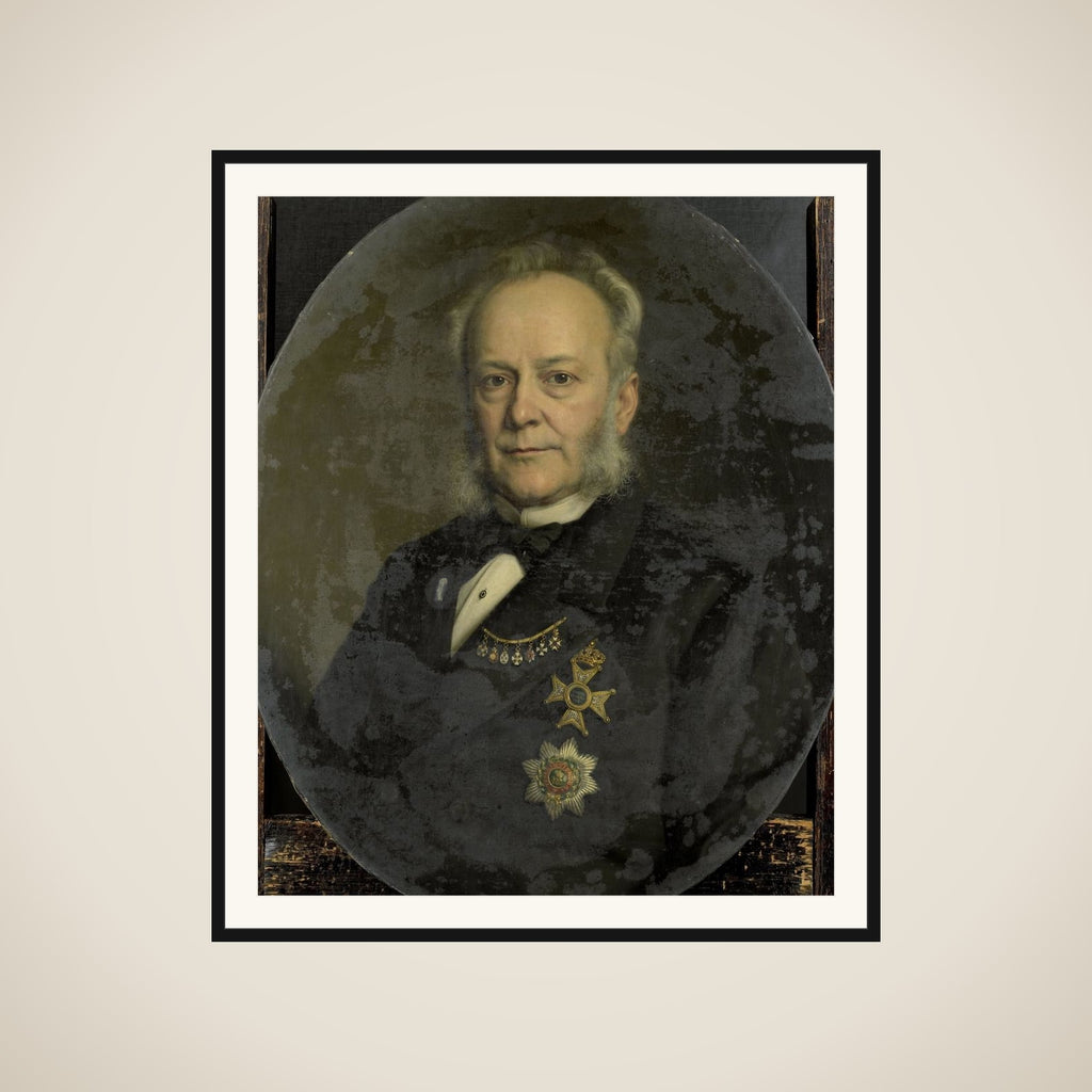 Pieter Mijer (1812-81). Gouverneur-generaal van Nederlands Oost Indië framed