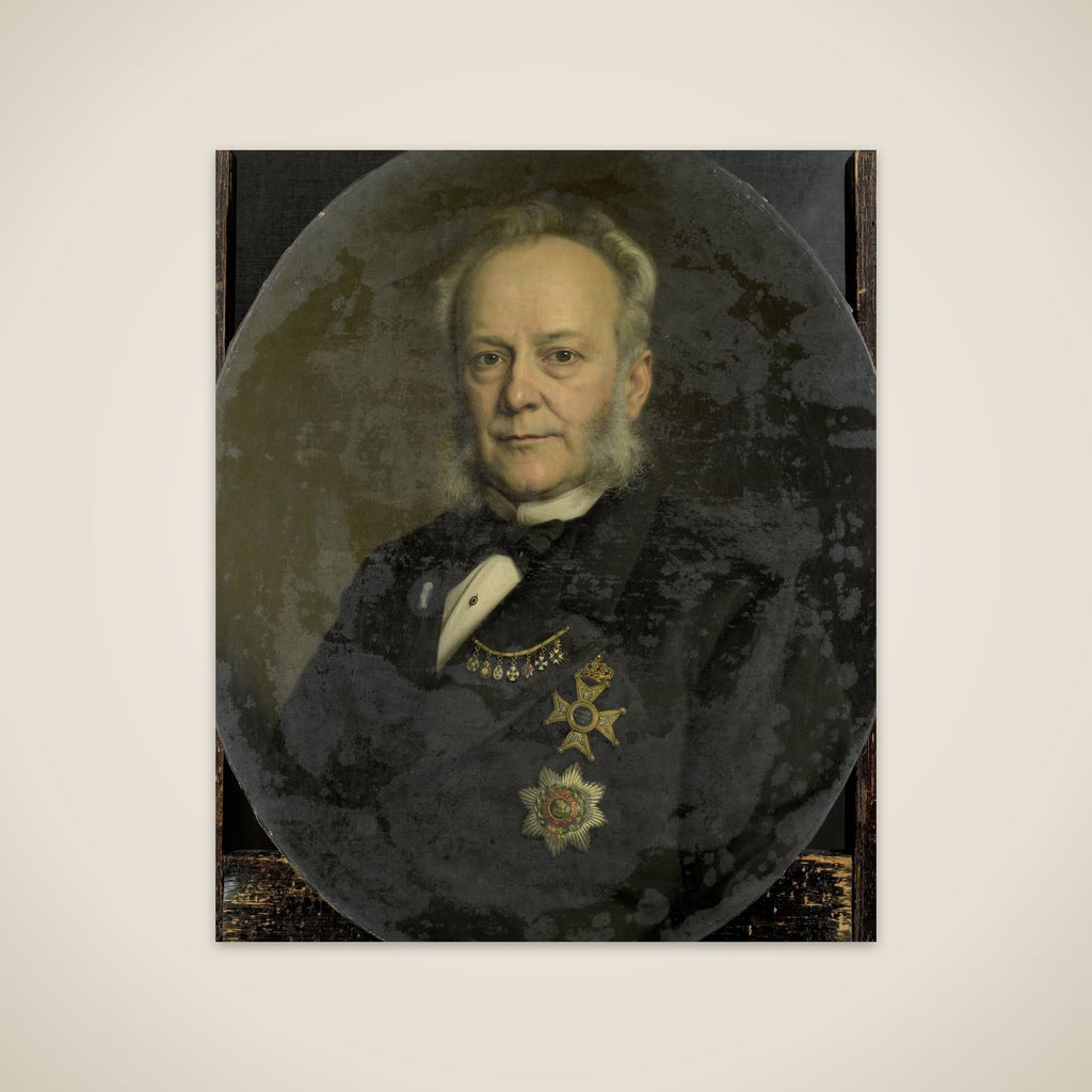 Pieter Mijer (1812-81). Gouverneur-generaal van Nederlands Oost Indië unframed print