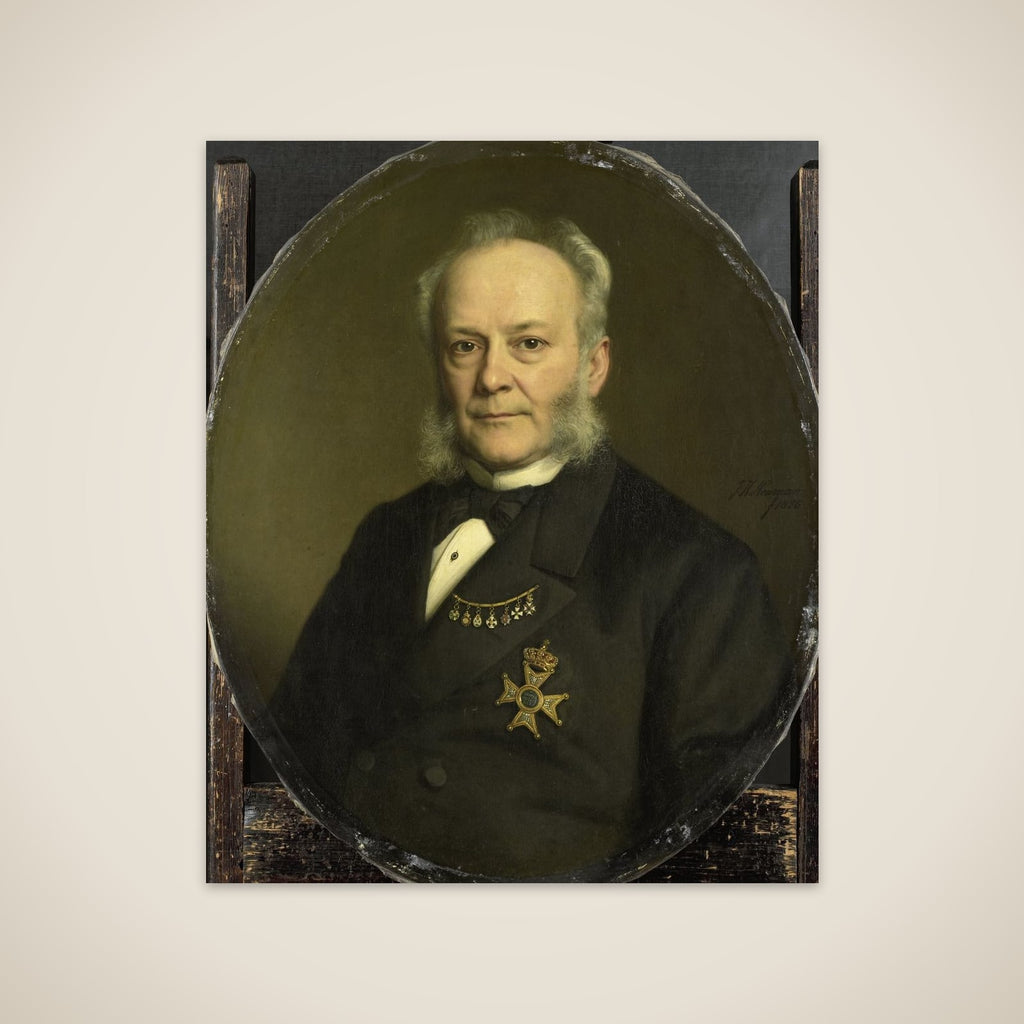 Pieter Mijer (1812-81). Gouverneur-generaal van Nederlands Oost Indië unframed print