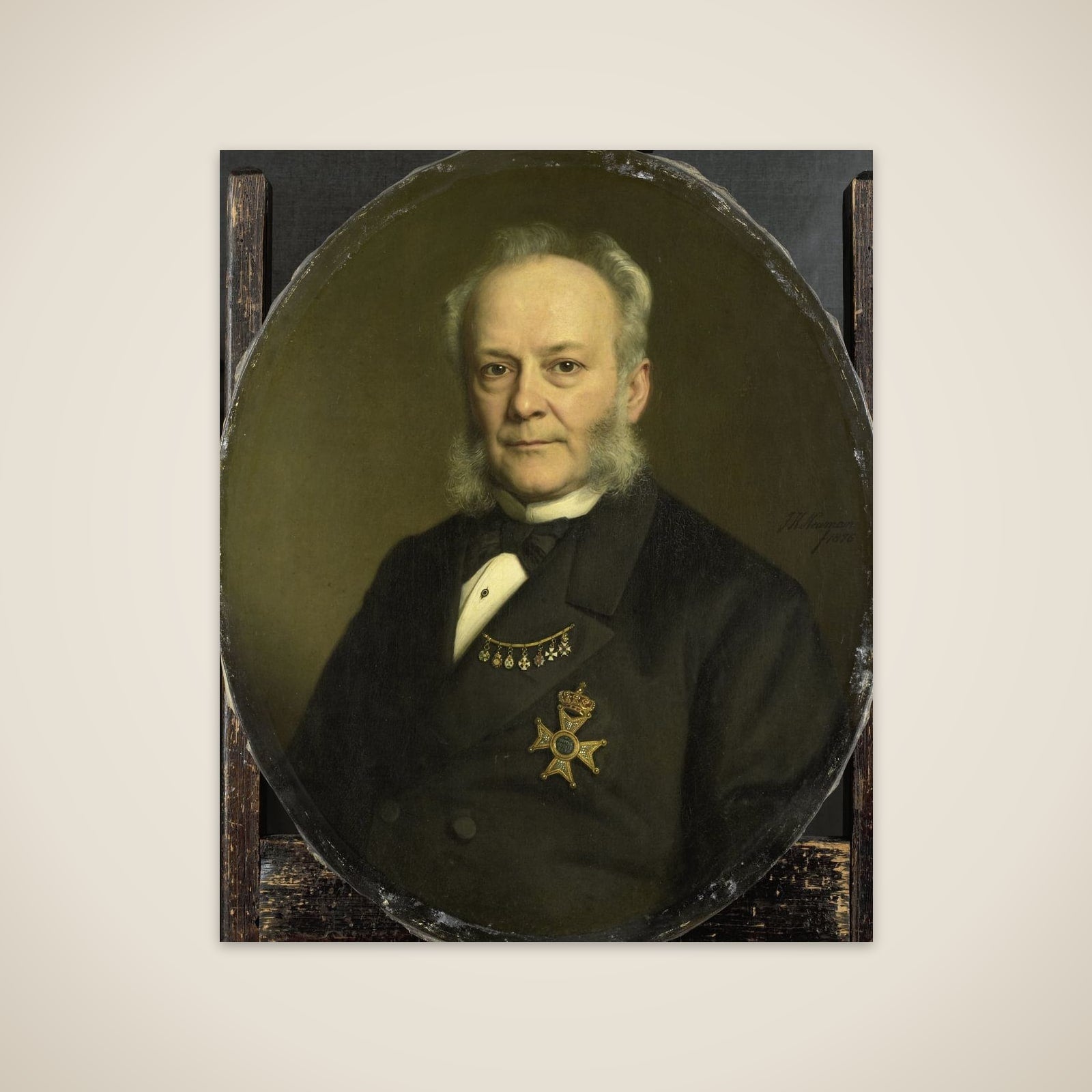 Pieter Mijer (1812-81). Gouverneur-generaal van Nederlands Oost Indië unframed print