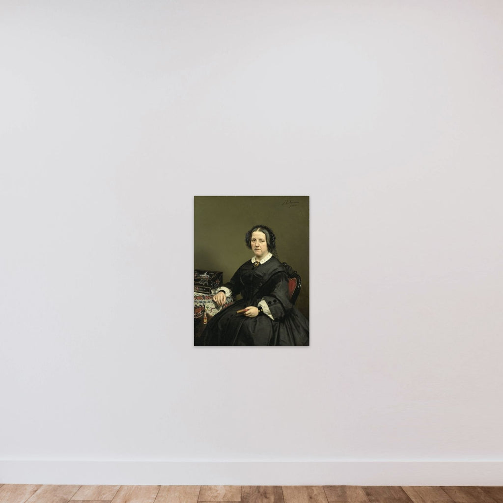 Wilhelmina Margaretha van den Bosch (1807-74). Echtgenote van Gerard Johan Verloren van Themaat unframed — shown to scale