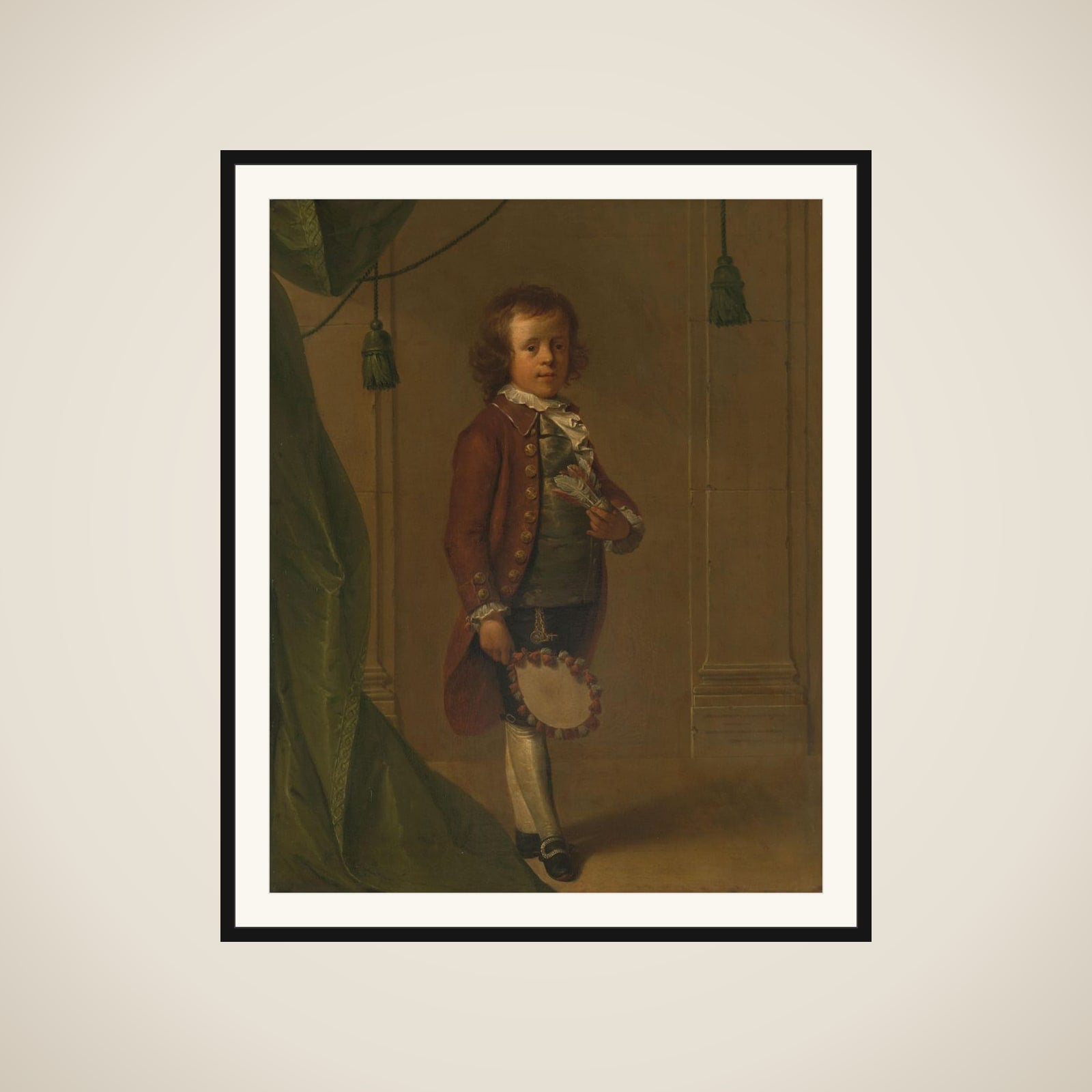 Portrait of Dionys Eliasz van Nijmegen framed