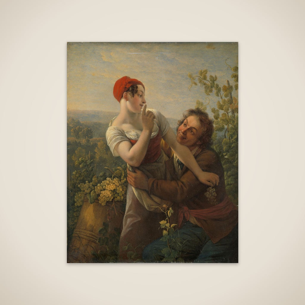 The Impassioned Grape Picker unframed print