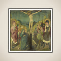 Crucifixion with Saints Cosmas and Damian framed