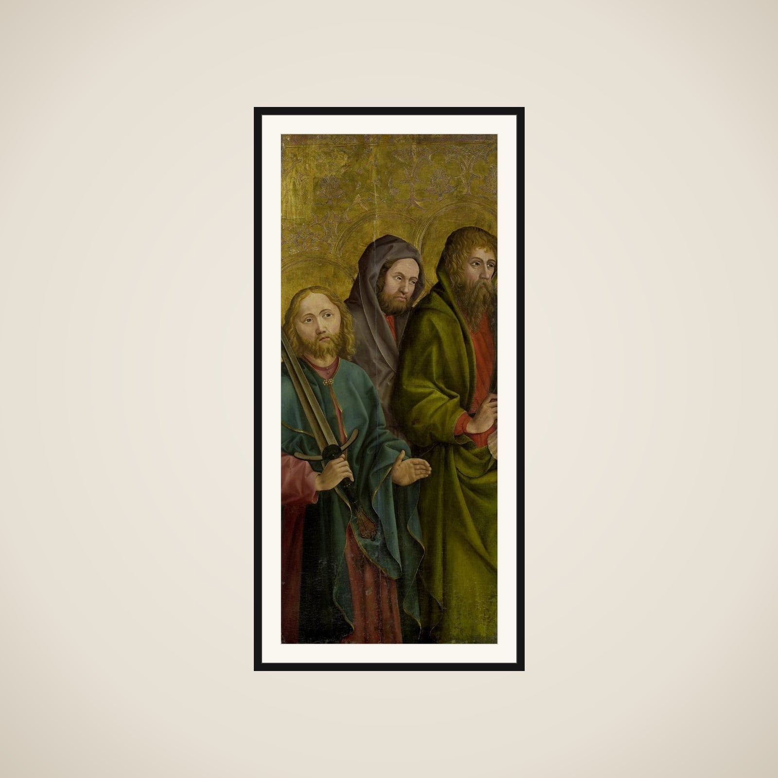 Three Apostles framed