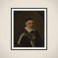 Portrait of Captain Charles de Heraugières, Commander of Breda framed