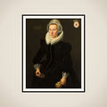 Portrait of Grietje Adriaensdr Grootes (1588-1624) framed