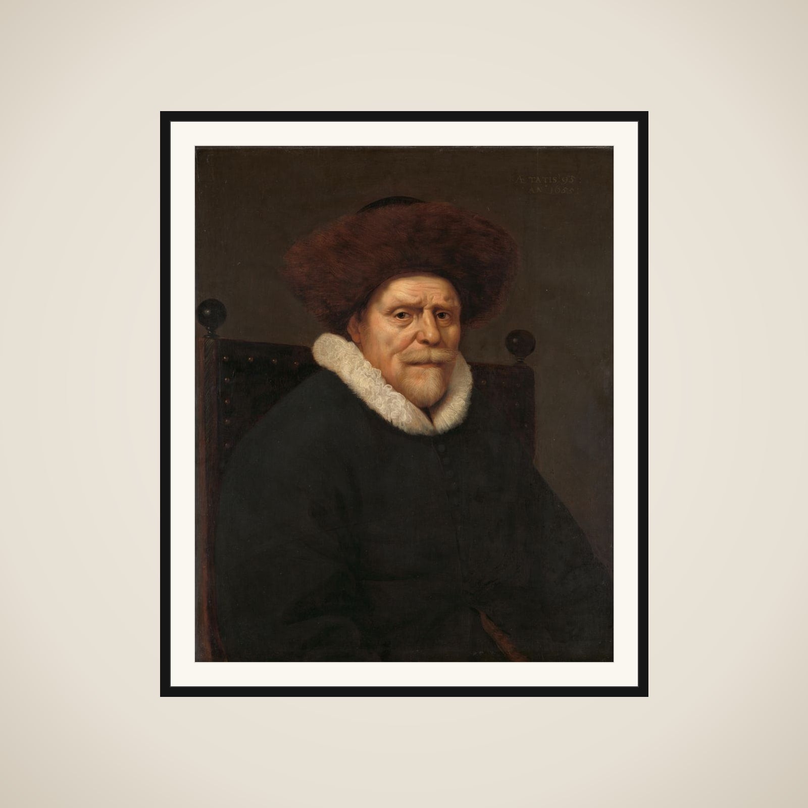 Portrait of a Man framed