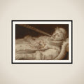 Portrait of Willem I (1533-84), called William the Silent, on his deathbed framed