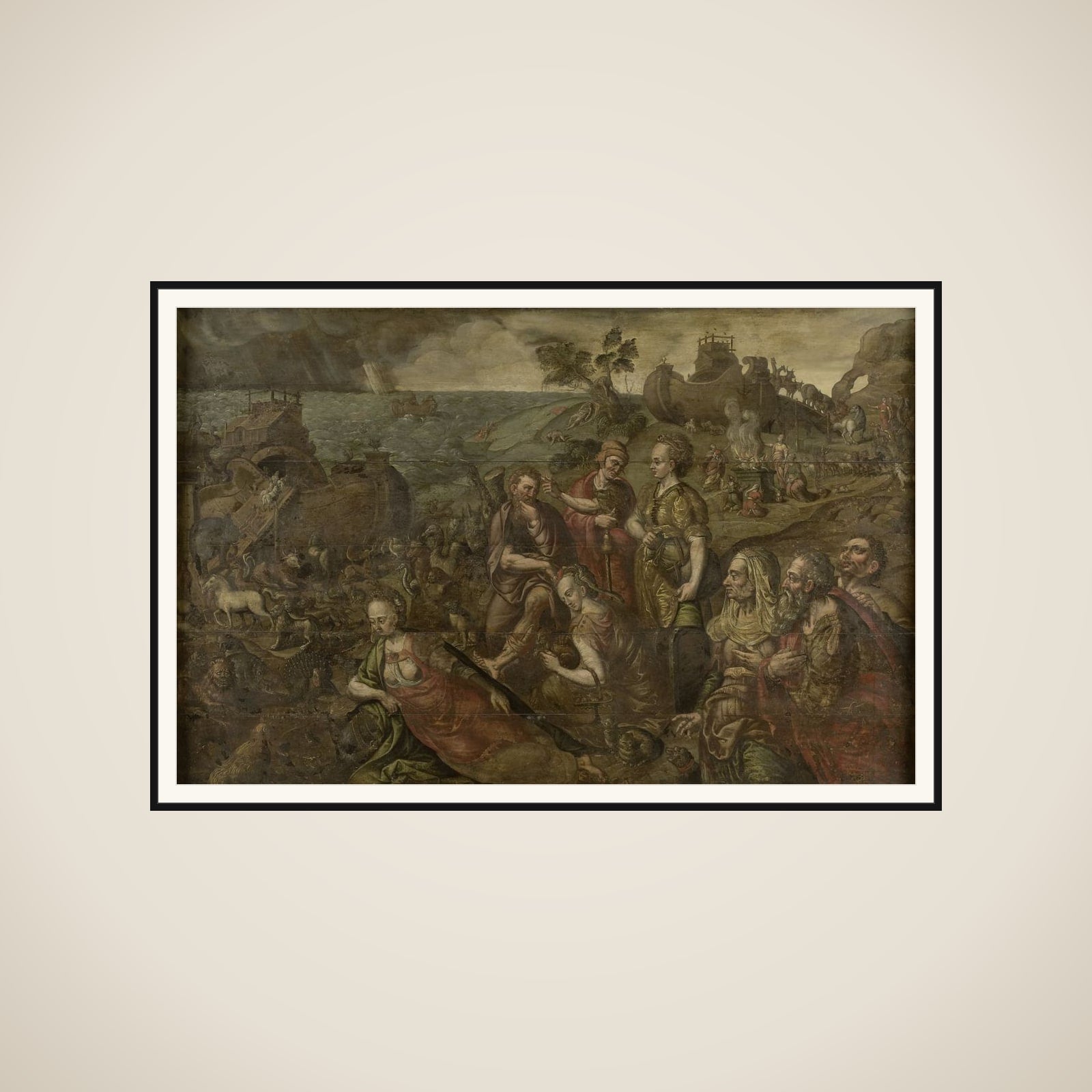 Noah's Ark framed