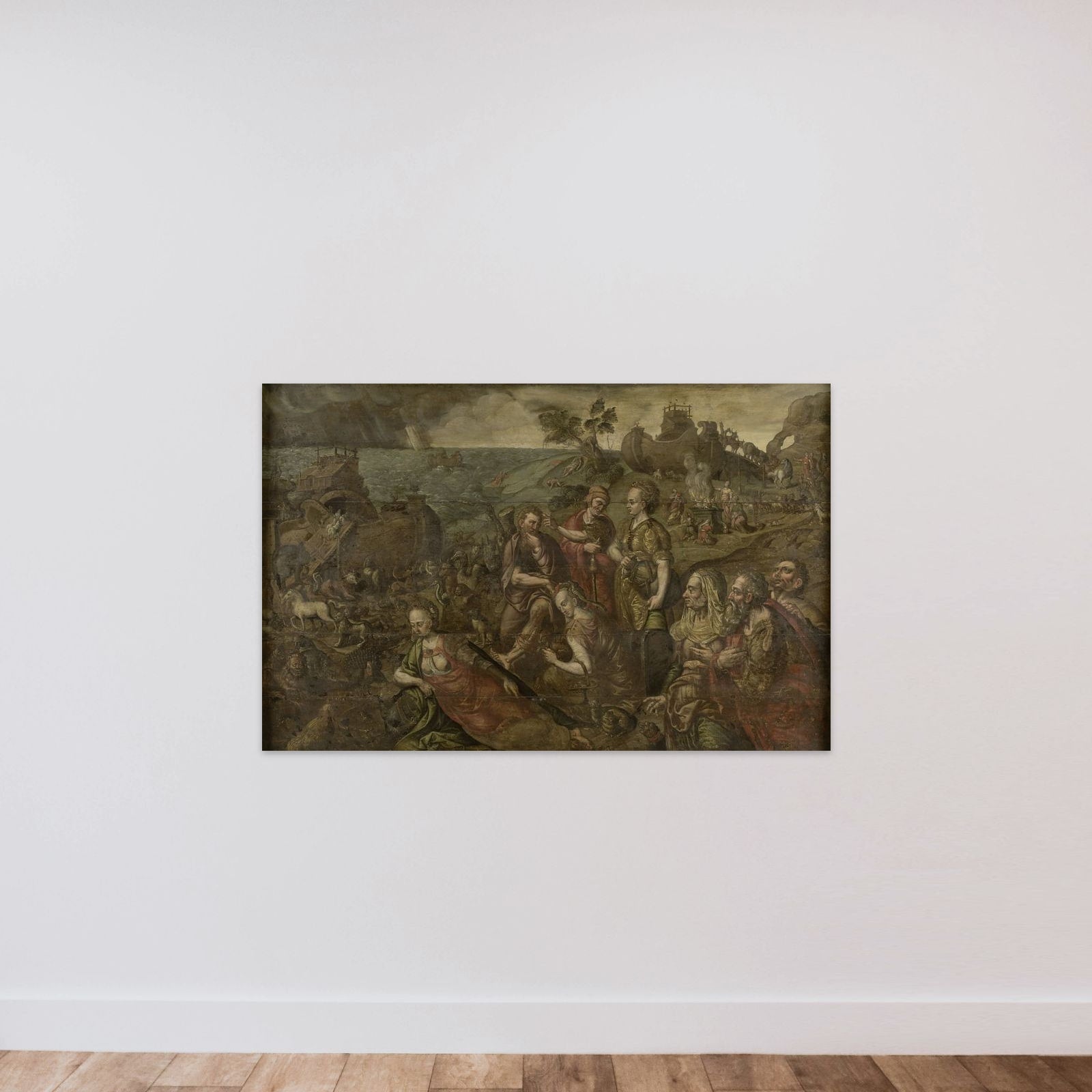 Noah's Ark unframed — shown to scale