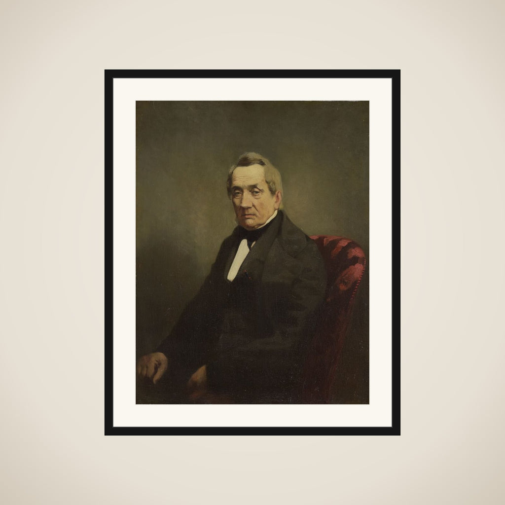 Portrait of J C de Brunett, Consul-General of Russia to Amsterdam framed