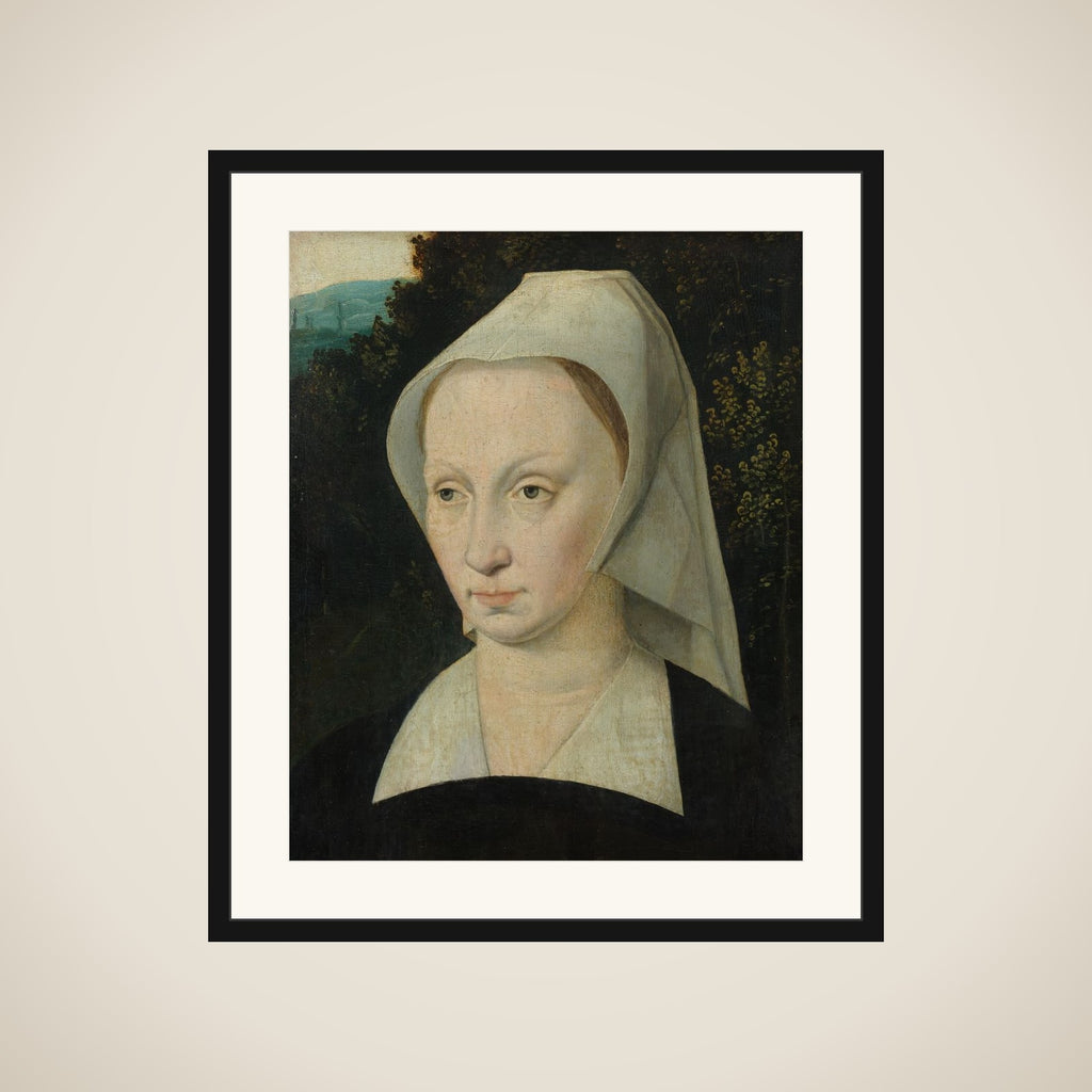 Portrait of a woman framed