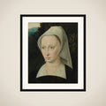 Portrait of a woman framed