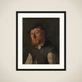 Portrait of a man framed