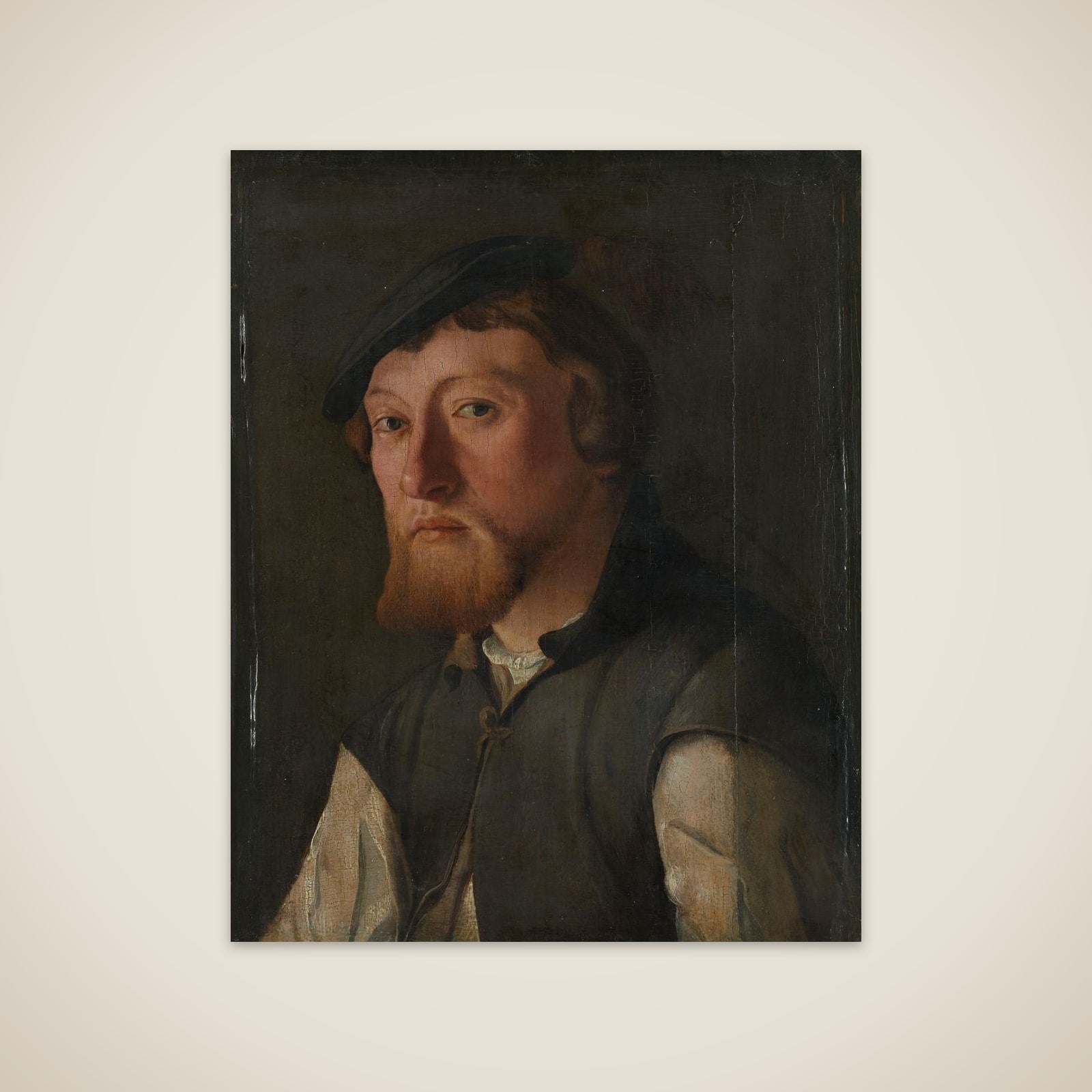 Portrait of a man unframed print