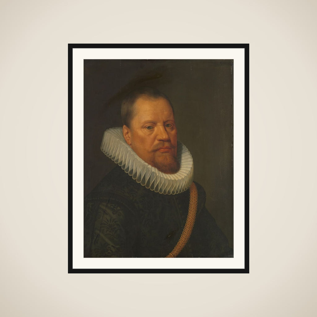 Portrait of a man framed