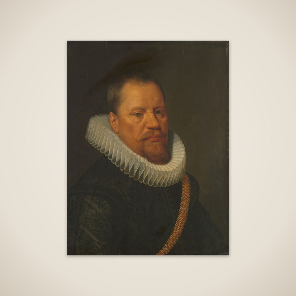 Portrait of a man unframed print