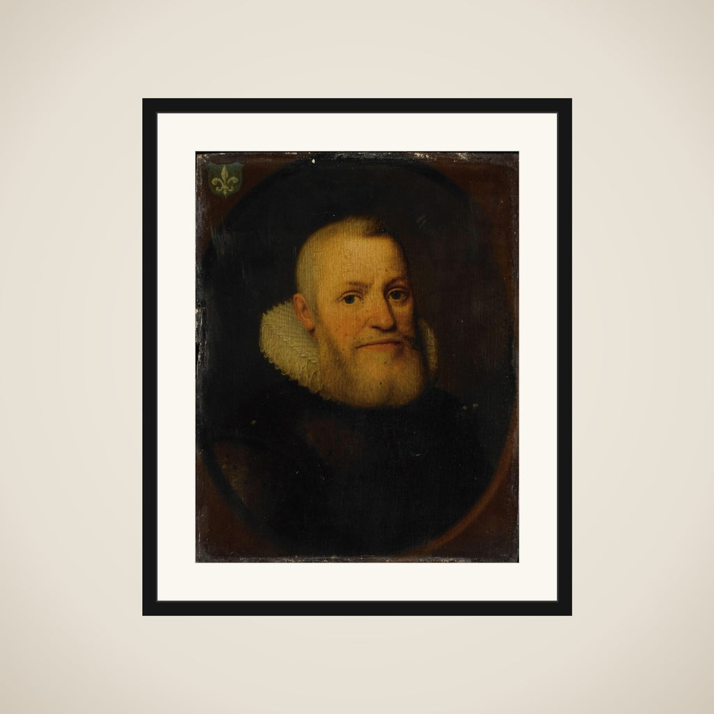 Portrait of a Man of the Rijswijck or Van Rijswijk family framed