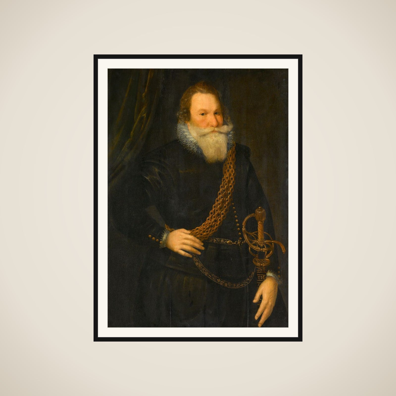 Portrait of a Man framed