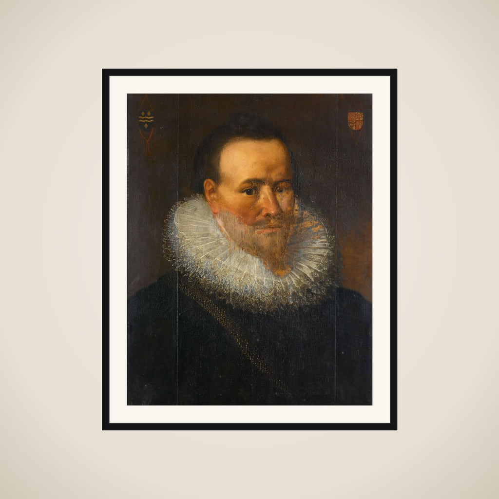 Portrait of a man, possibly Joris van Cats (c. 1590-1654) framed